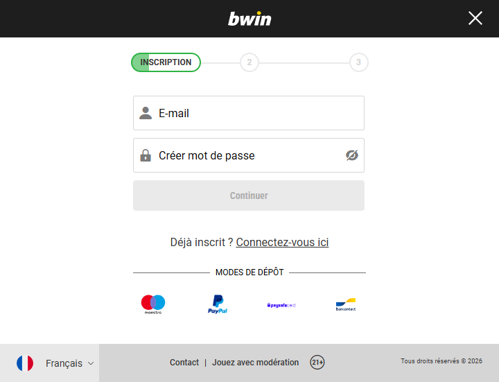 s'inscrire sur bwin sport bwin sport inscription