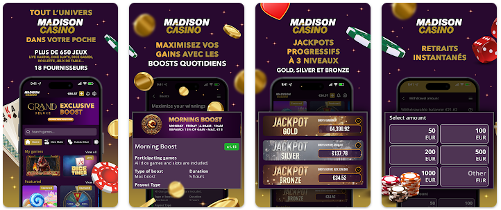 tout savoir de l'app madison casino