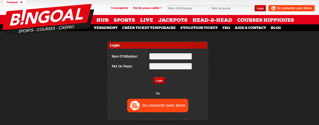 Bingoal paris sportifs inscription