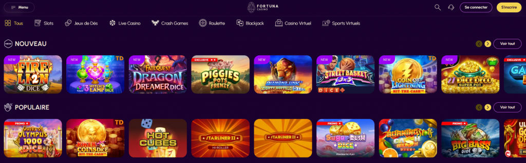 jeux Fortuna Casino